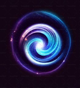 Abstrakte galaktische Spirale